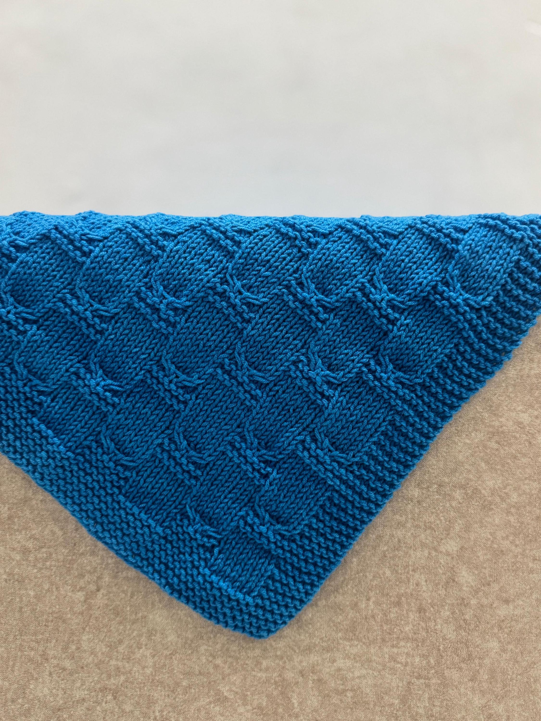 Heritage Basketweave Knit Blanket Pattern – Textured Throw – PDF Knitting Pattern