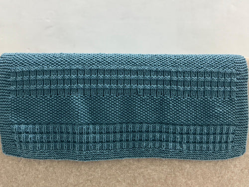 Cascade Texture Knit Blanket Pattern – Easy Repeat Throw Design – PDF Knitting Pattern
