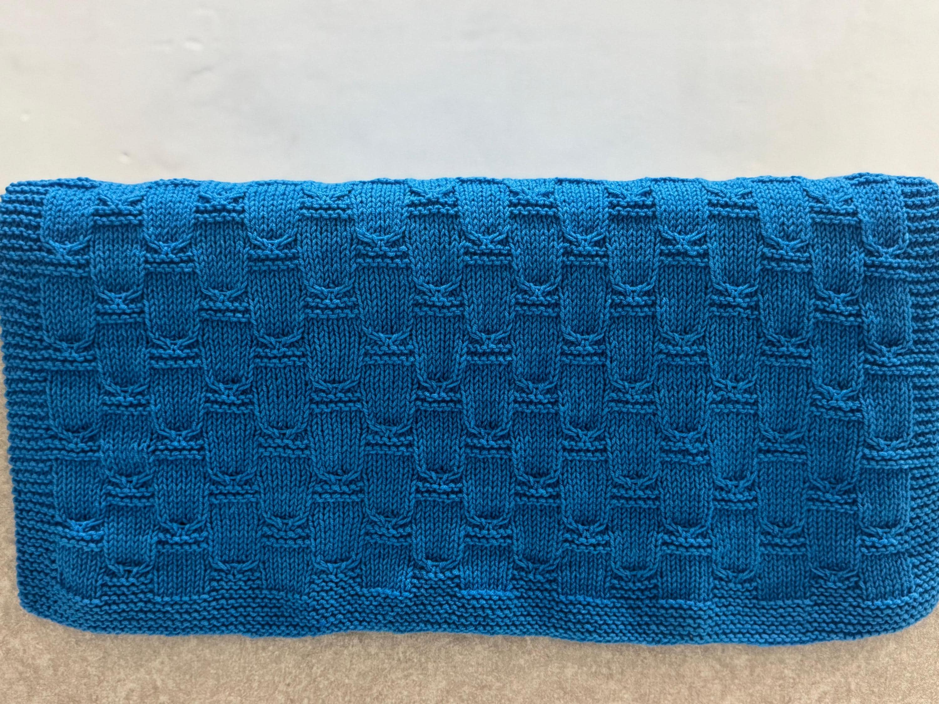 Heritage Basketweave Knit Blanket Pattern – Textured Throw – PDF Knitting Pattern