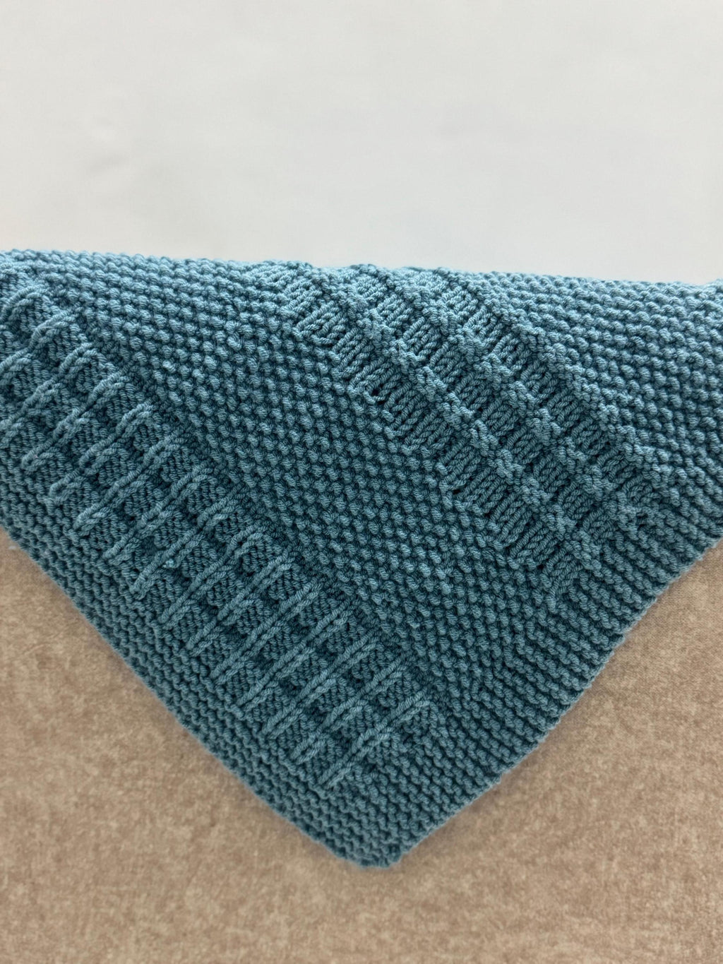 Cascade Texture Knit Blanket Pattern – Easy Repeat Throw Design – PDF Knitting Pattern