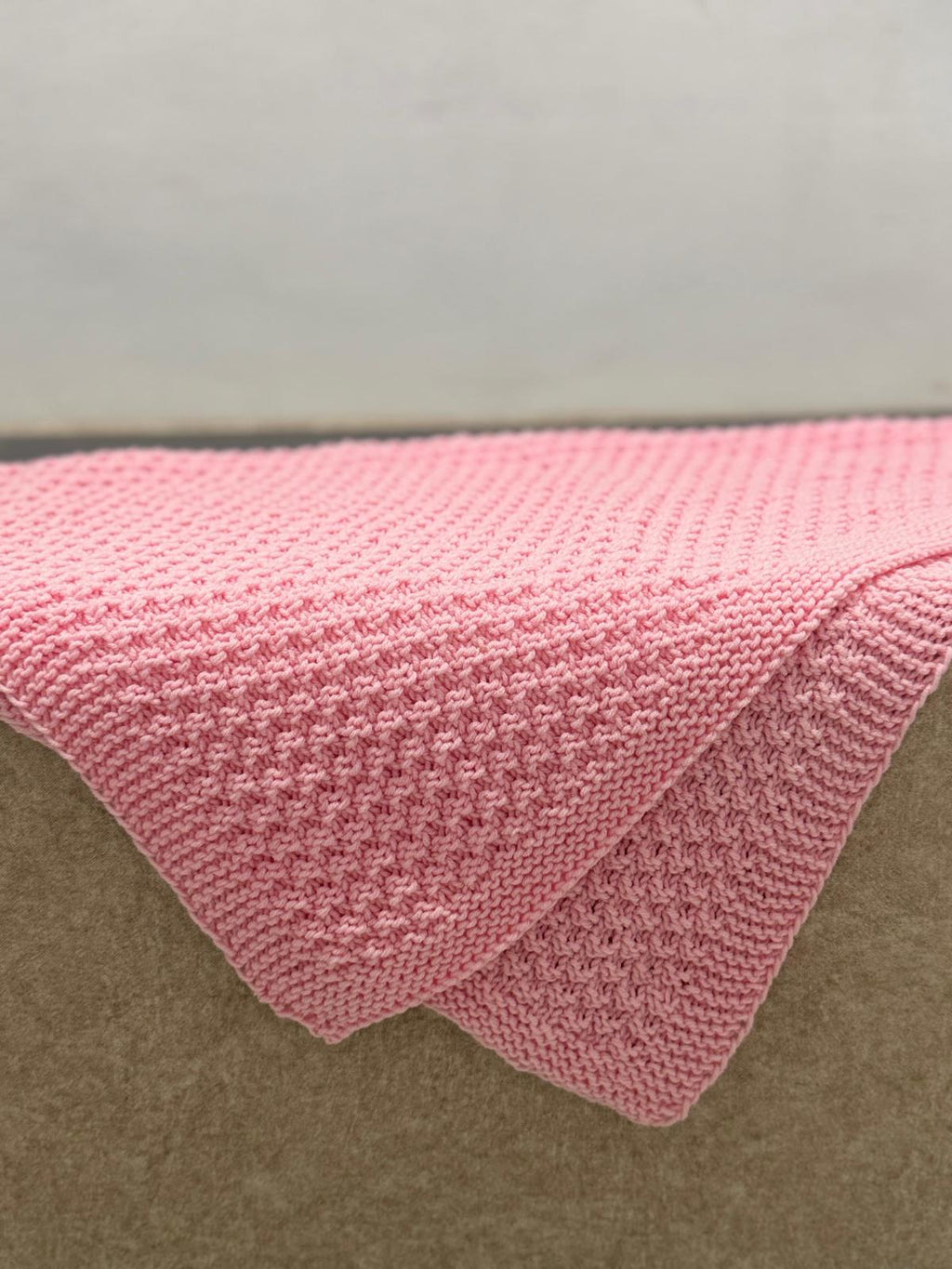Dream Nest Knitting Pattern | Easy DK Seed Stitch | Cozy Baby Blanket PDF