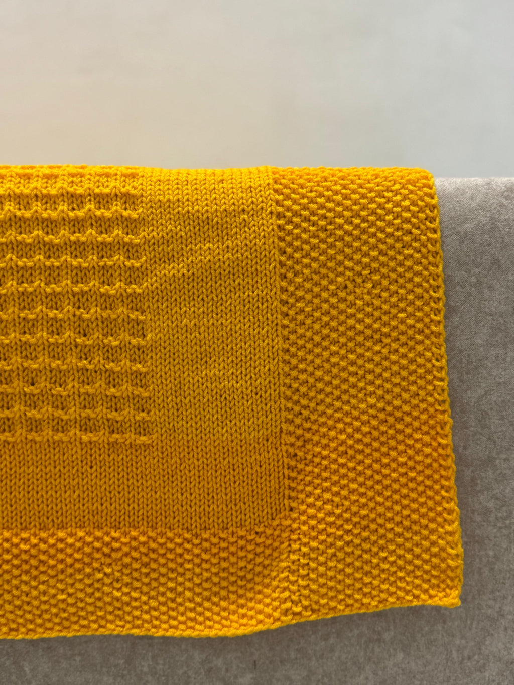 Bella Textured Baby Blanket Knitting Pattern | Instant PDF Download
