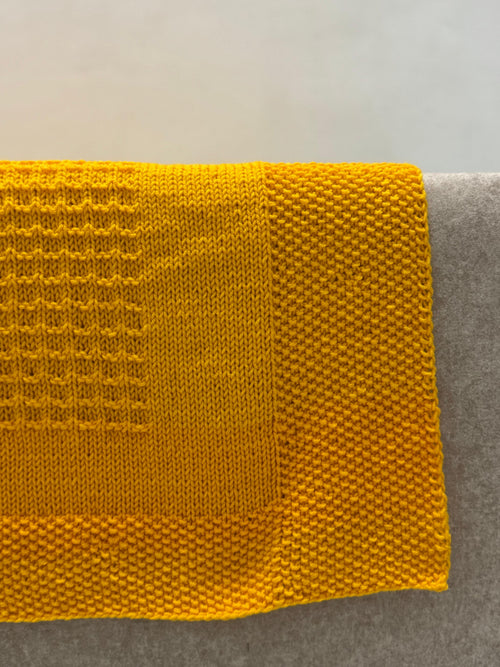 Bella Textured Baby Blanket Knitting Pattern | Instant PDF Download