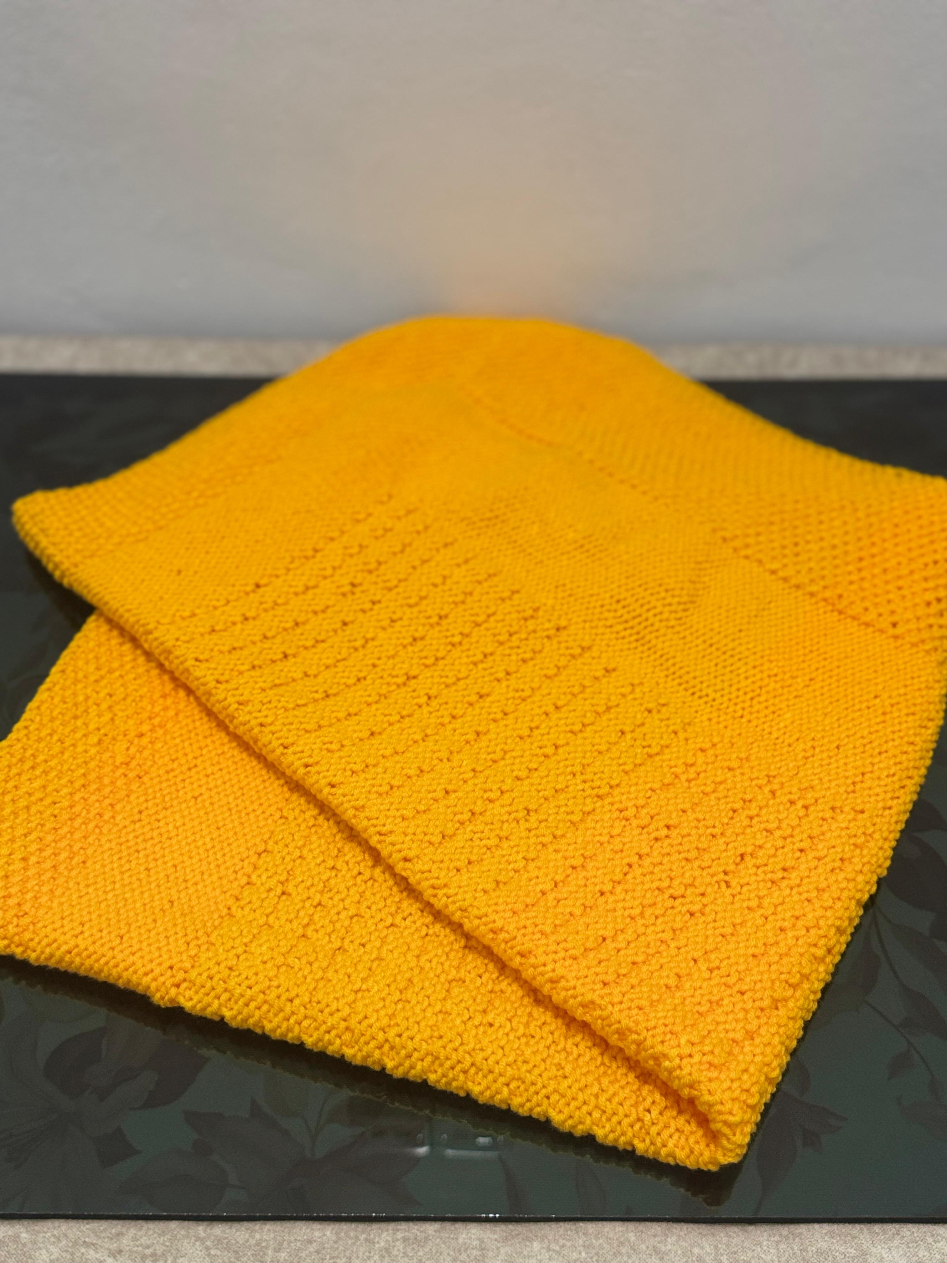 Bella Textured Baby Blanket Knitting Pattern | Instant PDF Download