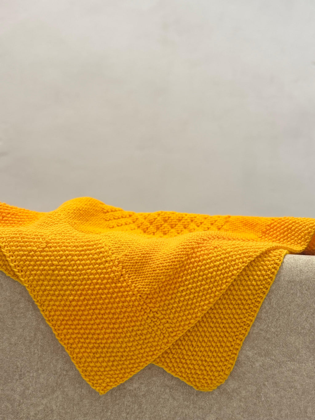 Bella Textured Baby Blanket Knitting Pattern | Instant PDF Download