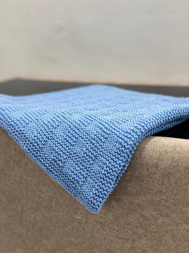 Easy Elara Weave Baby Blanket Knitting Pattern – Instant Digital Download