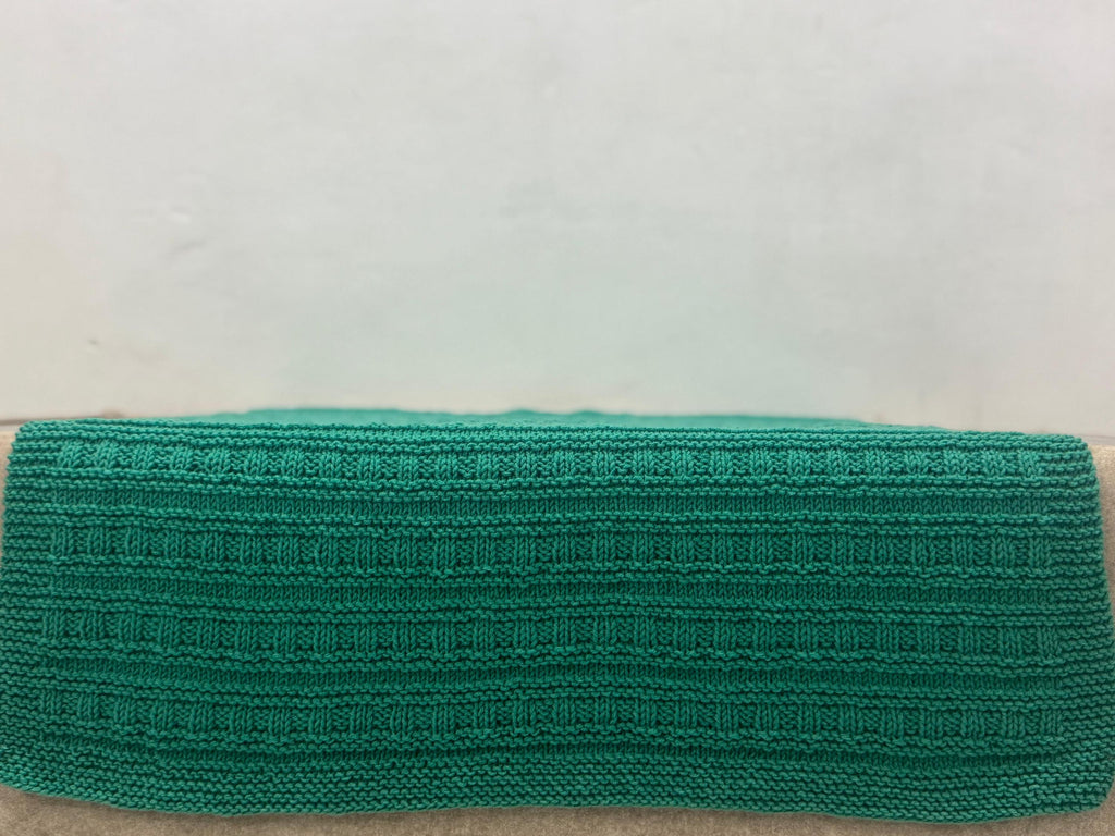 Classic Weave Baby Blanket Knitting Pattern – Easy Textured Knit – Beginner DK PDF