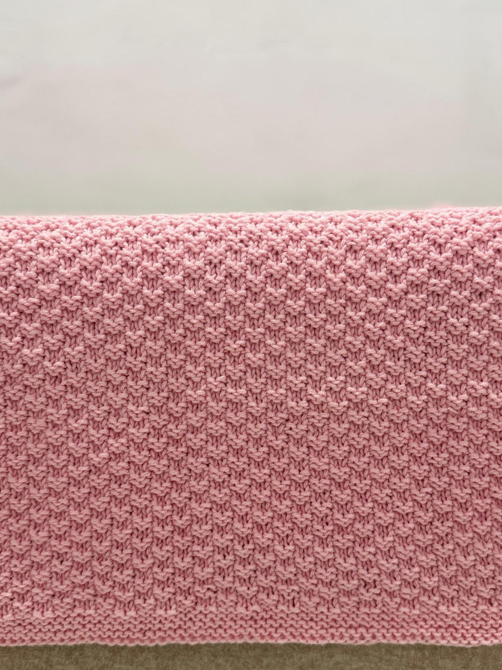 Dream Nest Knitting Pattern | Easy DK Seed Stitch | Cozy Baby Blanket PDF