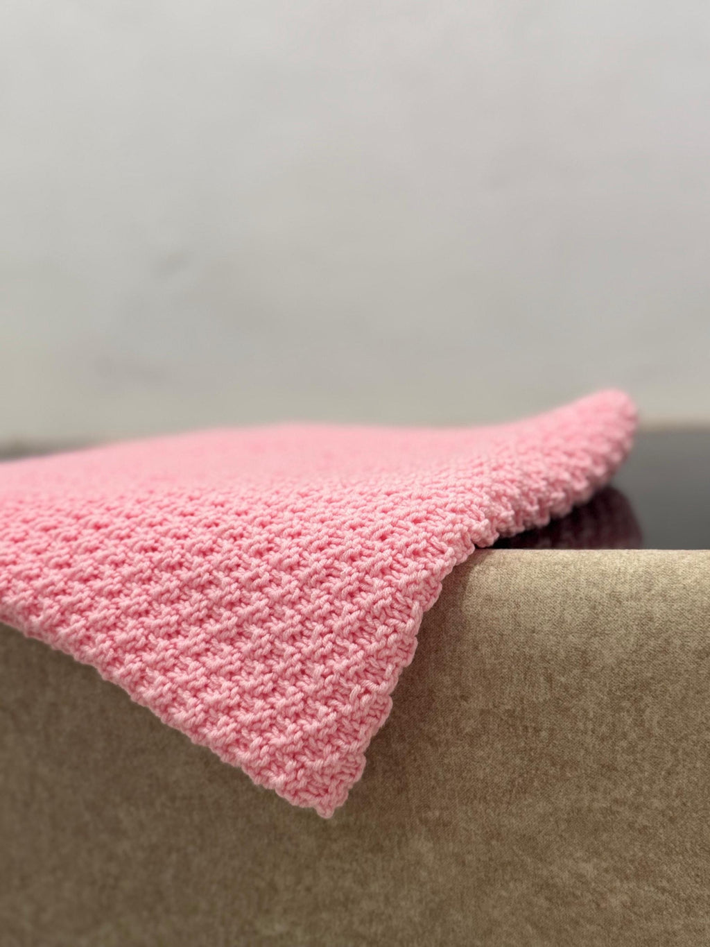 Dream Nest Knitting Pattern | Easy DK Seed Stitch | Cozy Baby Blanket PDF