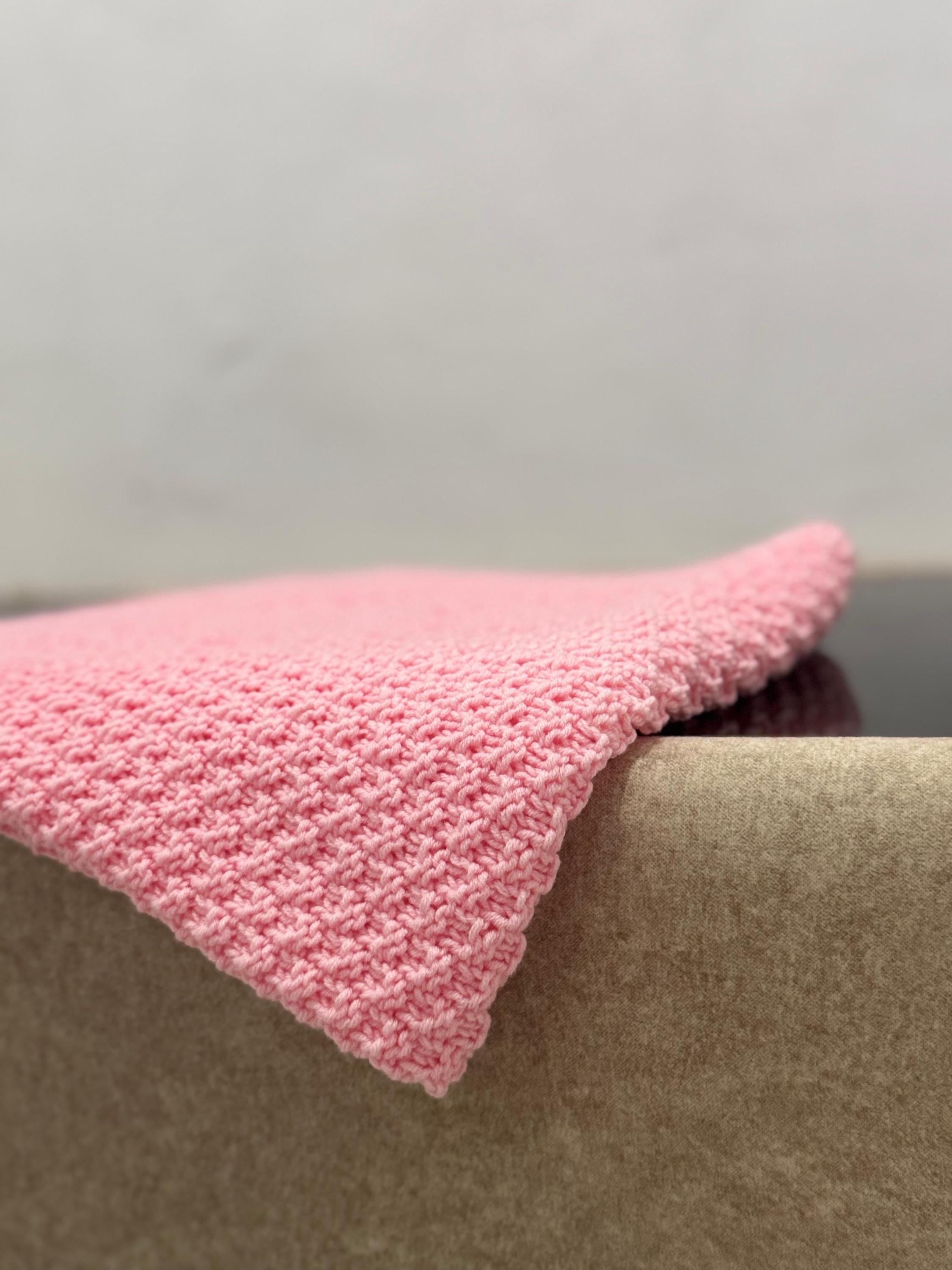 Dream Nest Knitting Pattern | Easy DK Seed Stitch | Cozy Baby Blanket PDF