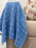 Easy Elara Weave Baby Blanket Knitting Pattern – Instant Digital Download