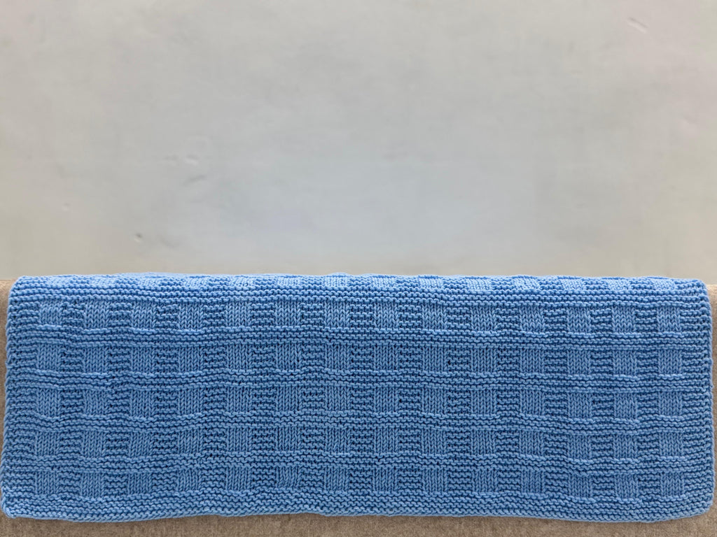 Easy Elara Weave Baby Blanket Knitting Pattern – Instant Digital Download