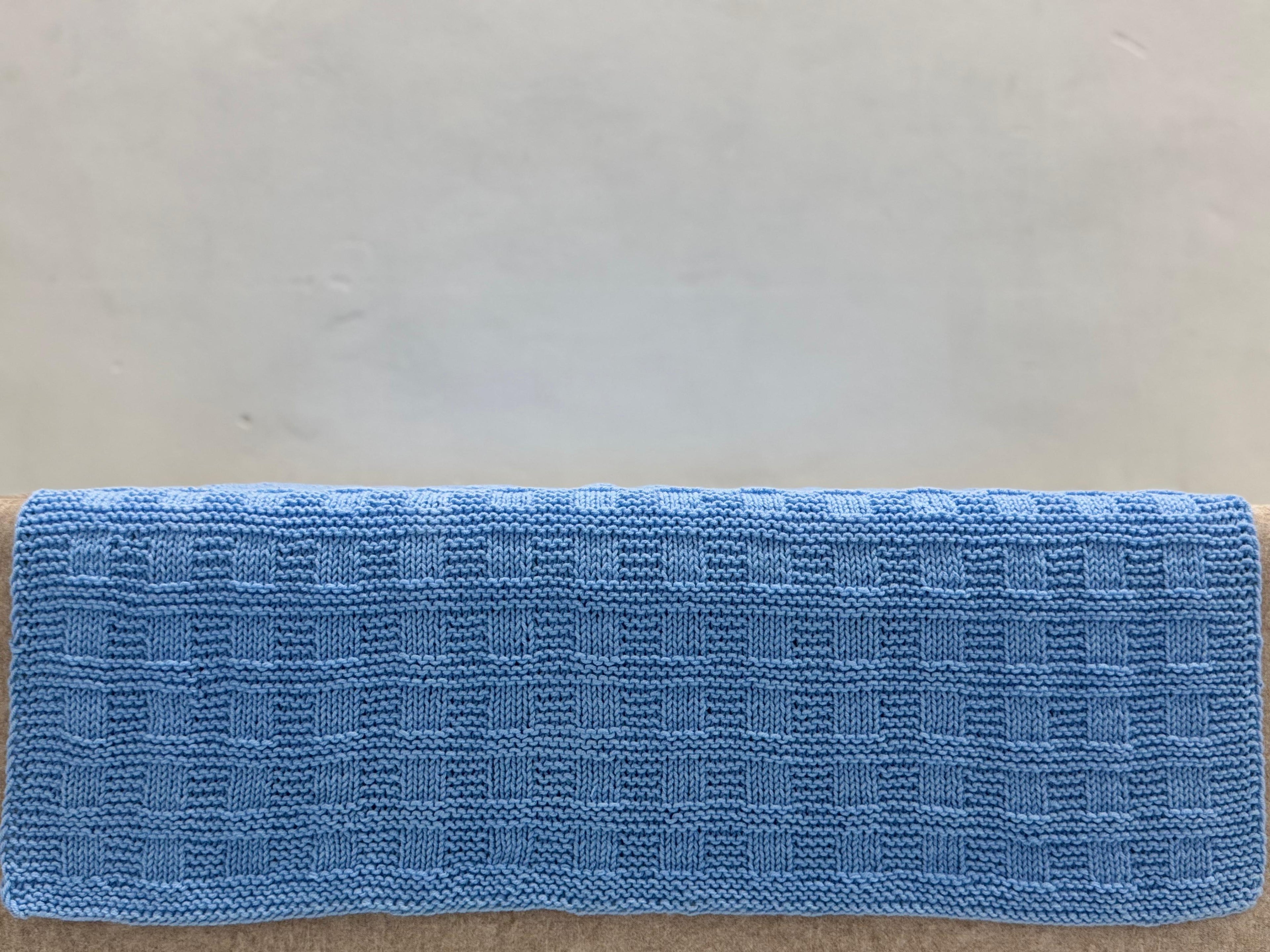 Easy Elara Weave Baby Blanket Knitting Pattern – Instant Digital Download